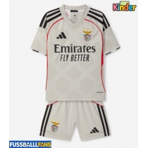 Benfica Auswärts Trikotsatz Kinder 2025-26 Kurzarm (+ Kurze Hosen)